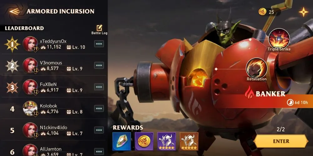 awaken chaos era armored incursion