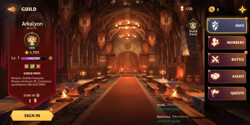 awaken chaos era guild