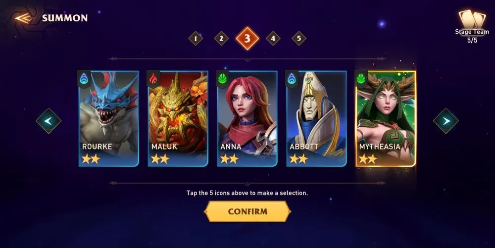 awaken chaos era hero selection