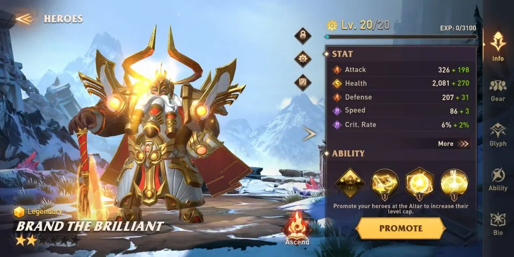 awaken chaos era hero promotion