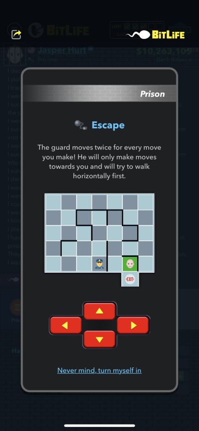 escape from prison in bitlife