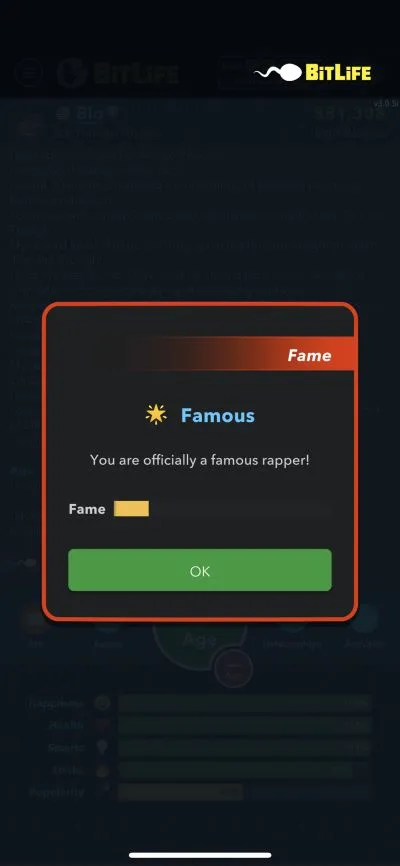 becoming a famous rapper in bitlife