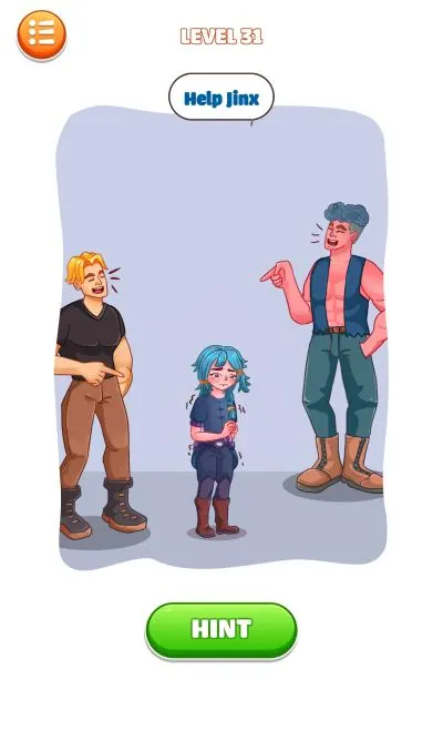 brain story tricky puzzle level 31 answer