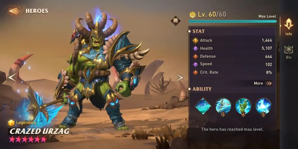 crazed urzag awaken chaos era