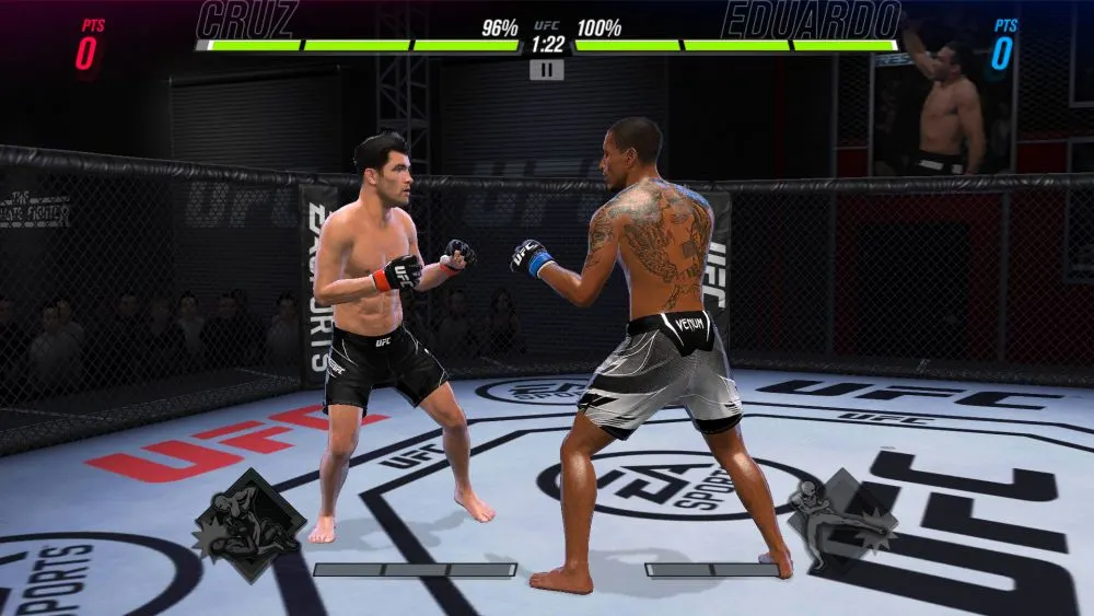 ea sports ufc mobile 2 fight ui