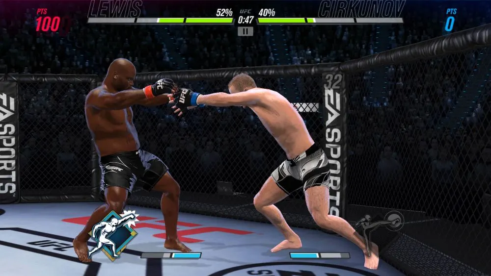 ea sports ufc mobile 2 forced push