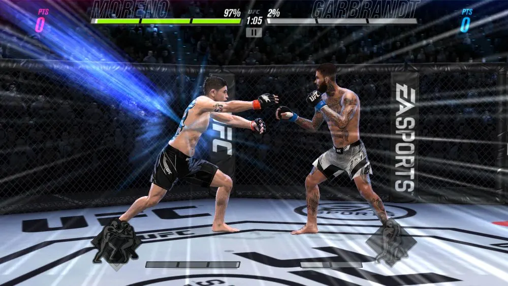 ea sports ufc mobile 2 signature move grapple