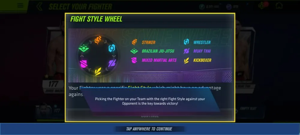 ea sports ufc mobile 2 style rps