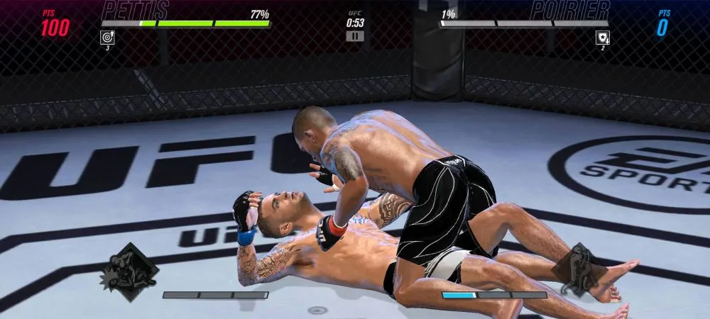 ea sports ufc mobile 2 upset