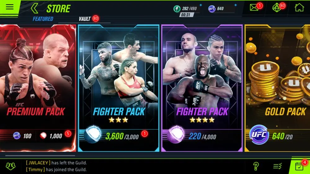 ea sports ufc mobile 2 vault