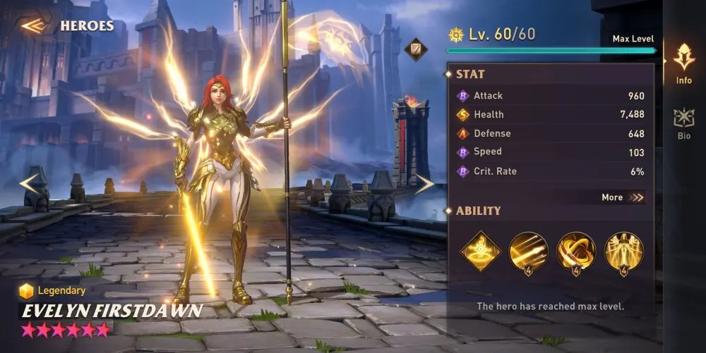 evelyn firstdawn awaken chaos era