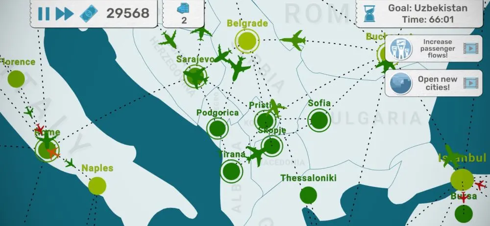 fly corp neat routes