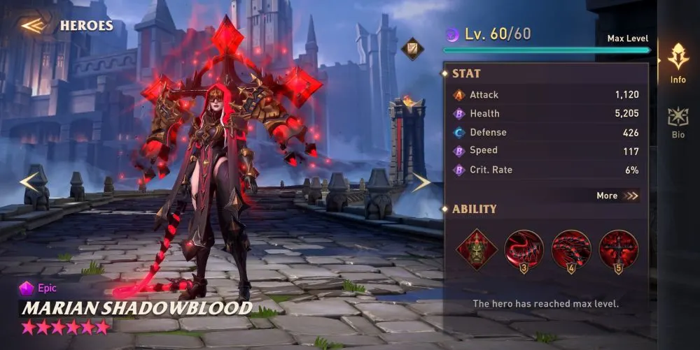 marian shadowblood awaken chaos era