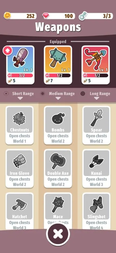 micro rpg weapons