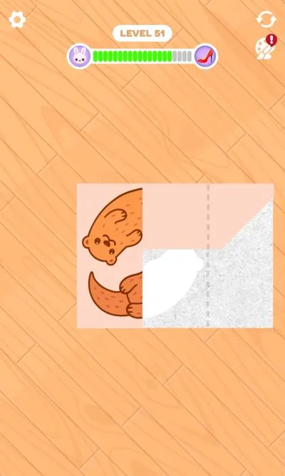 paper fold level 51 answer