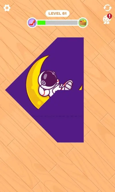 paper fold level 61 answer