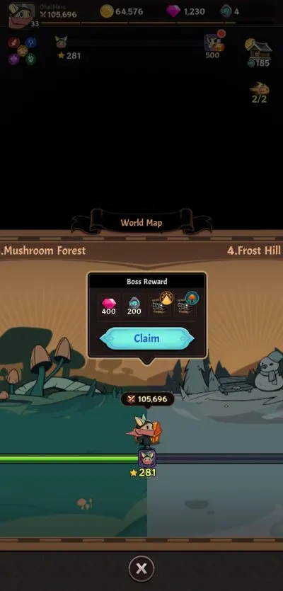 tailed demon slayer boss reward