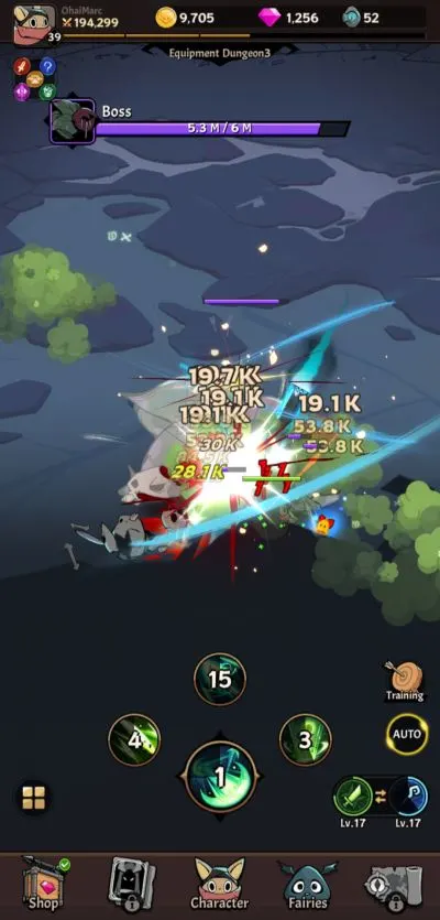 tailed demon slayer equipment dungeon