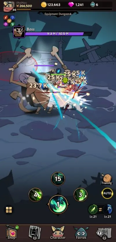 tailed demon slayer fight