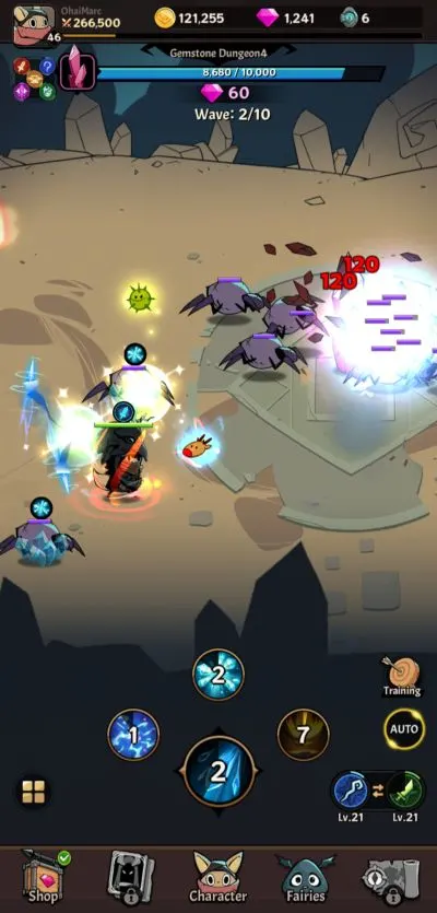 tailed demon slayer gemstone dungeon