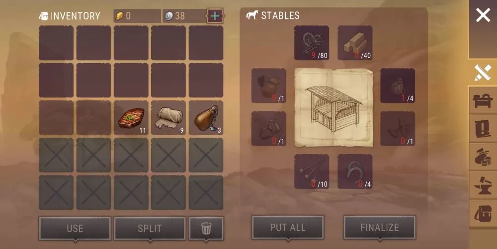westland survival stable