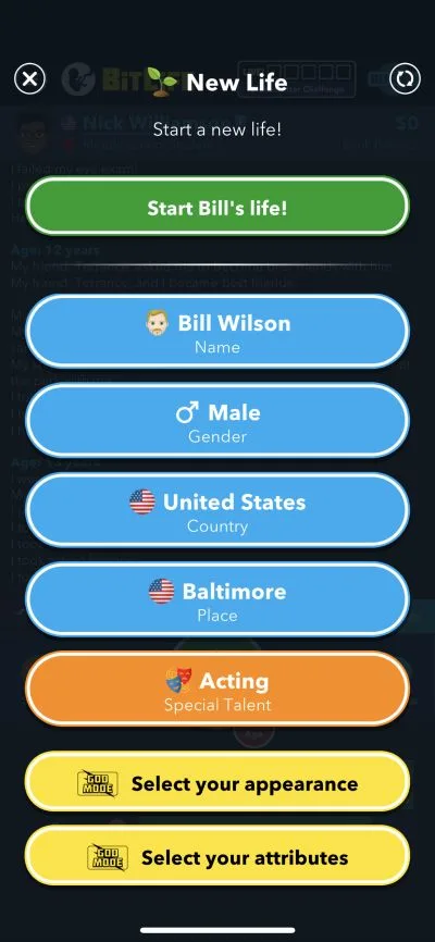 bitlife acting special talent