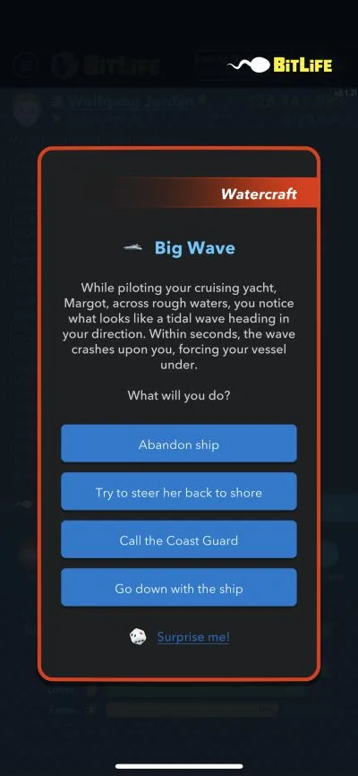 bitlife big wave