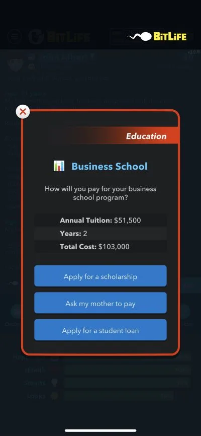 bitlife business school