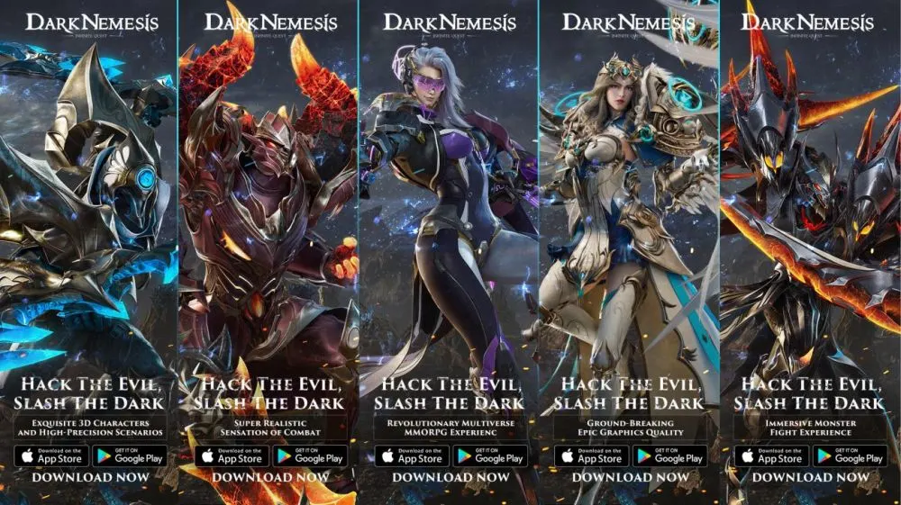 dark nemesis infinite quest characters