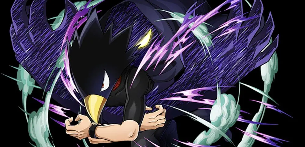 fumikage tokoyami in shadows my hero ultra impact