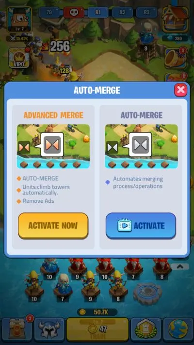kingdom guard auto merge