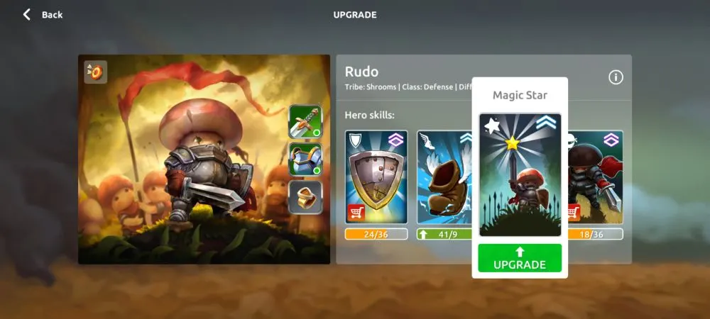 mushroom wars 2 hero skills