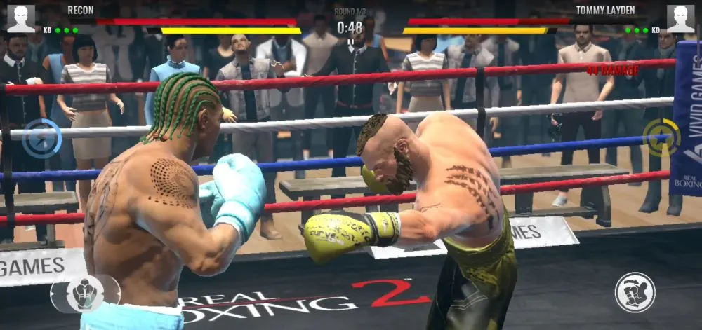 real boxing 2 backpedal