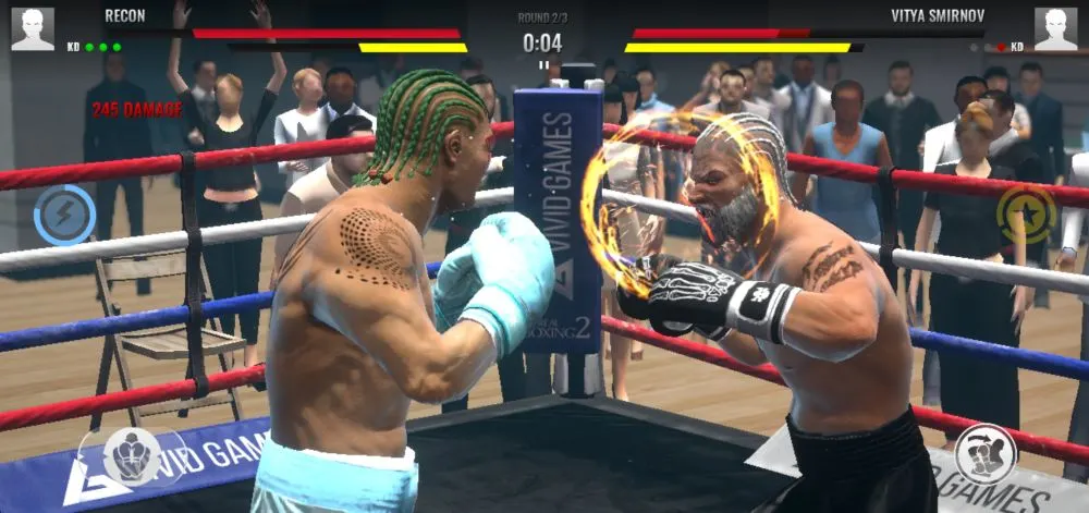 real boxing 2 disoriented uppercut