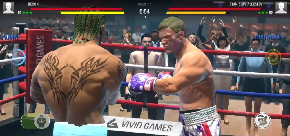 real boxing 2 parried