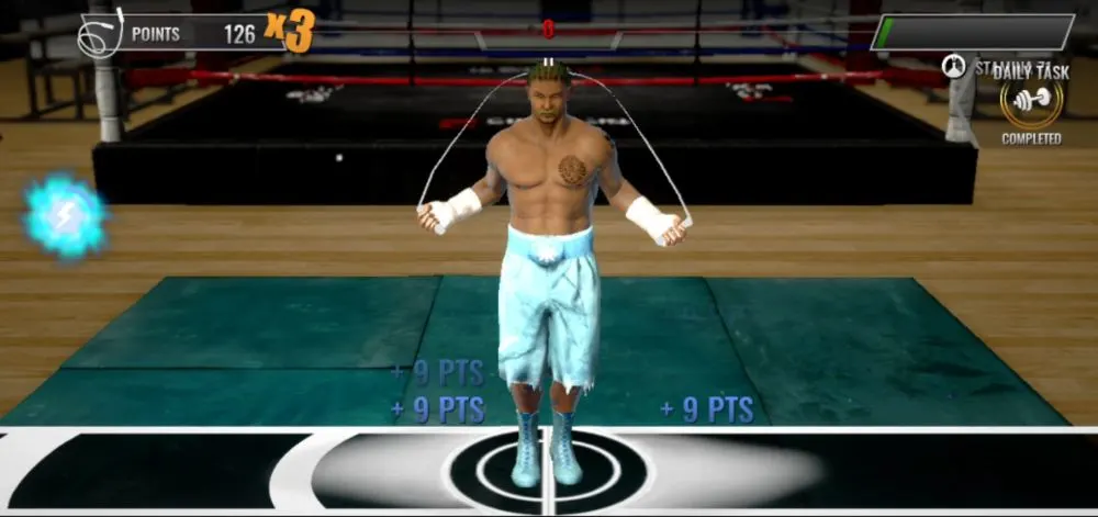 real boxing 2 stamina training action