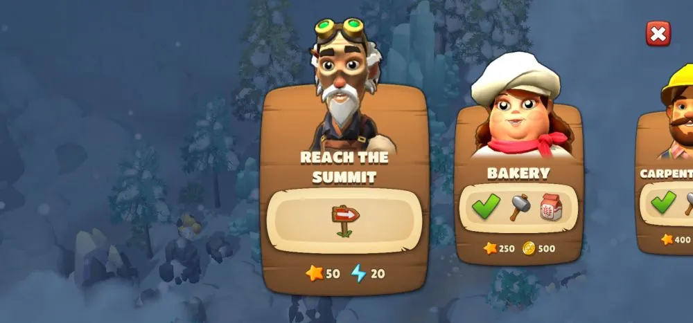 sunrise village quests