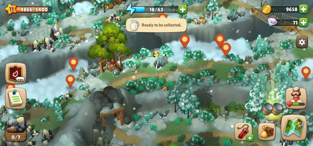 sunrise village the challenge screen answers