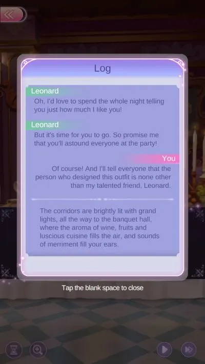 time princess event log