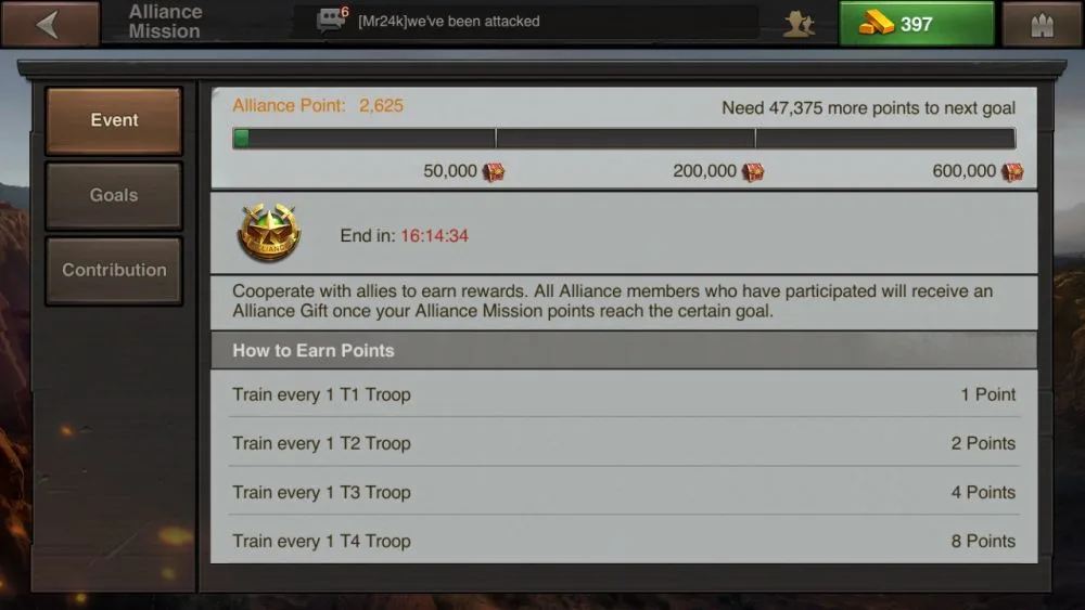 west game alliance missions