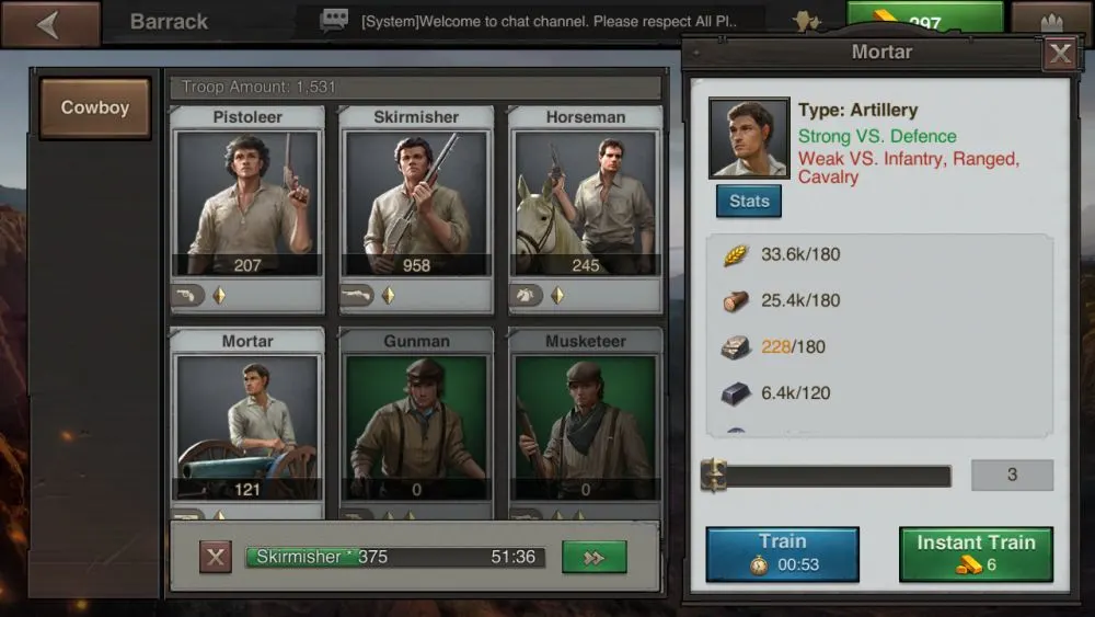 west game army