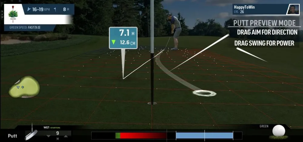 wgt golf putt differential