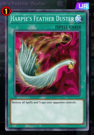 yu-gi-oh! master duel harpie's feather duster