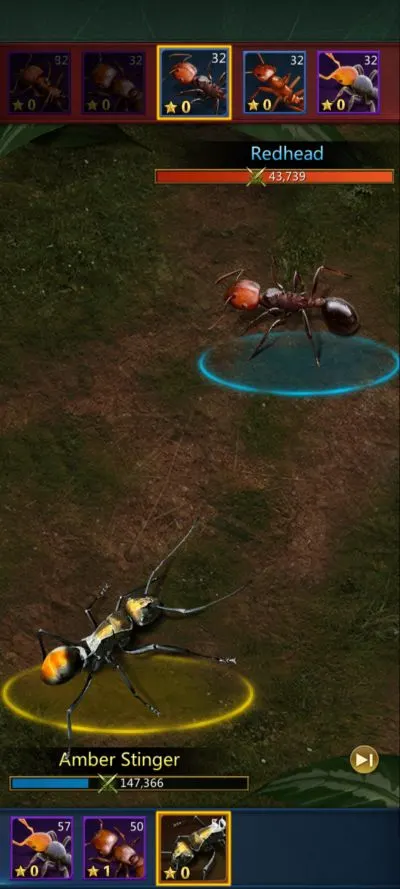 ant legion adventure fight