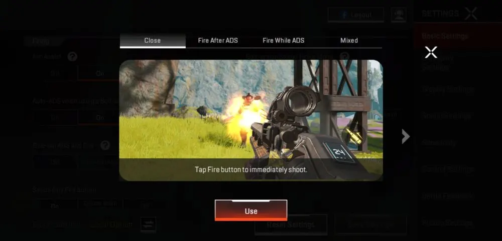 apex legends mobile fire