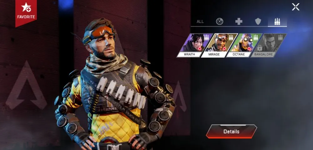 apex legends mobile mirage