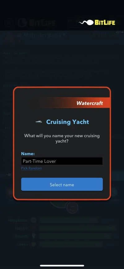 bitlife cruising yacht