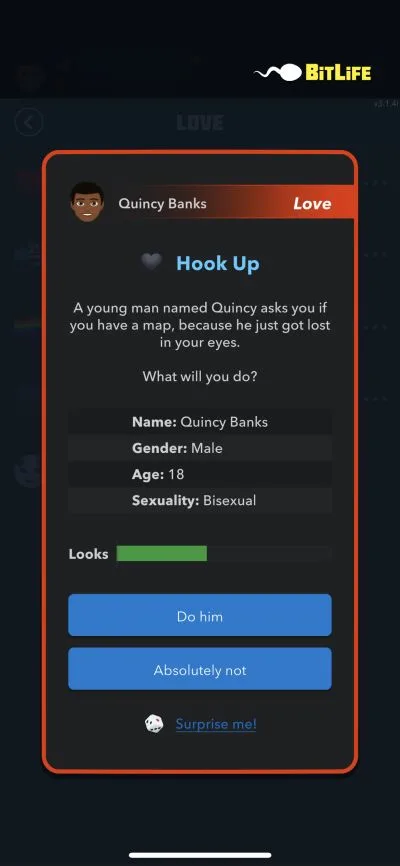 bitlife hook up