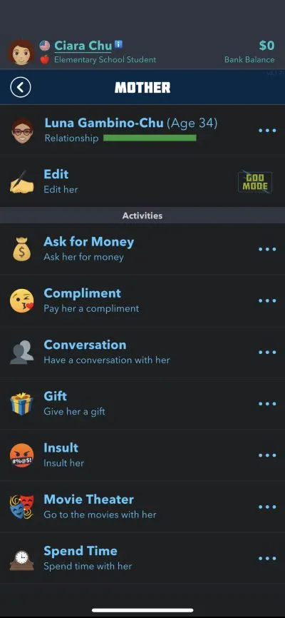 bitlife mother