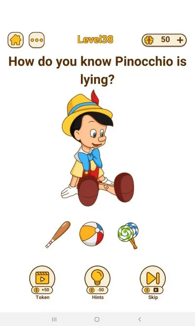 brain rush level 38 answer